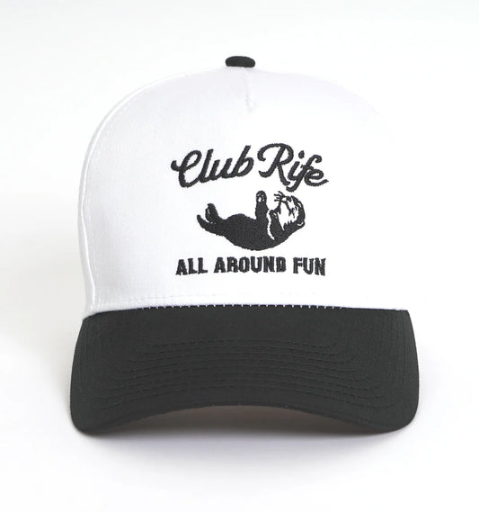 Club Rife Otter Logo Hat (White/Black)
CLUB RIFE